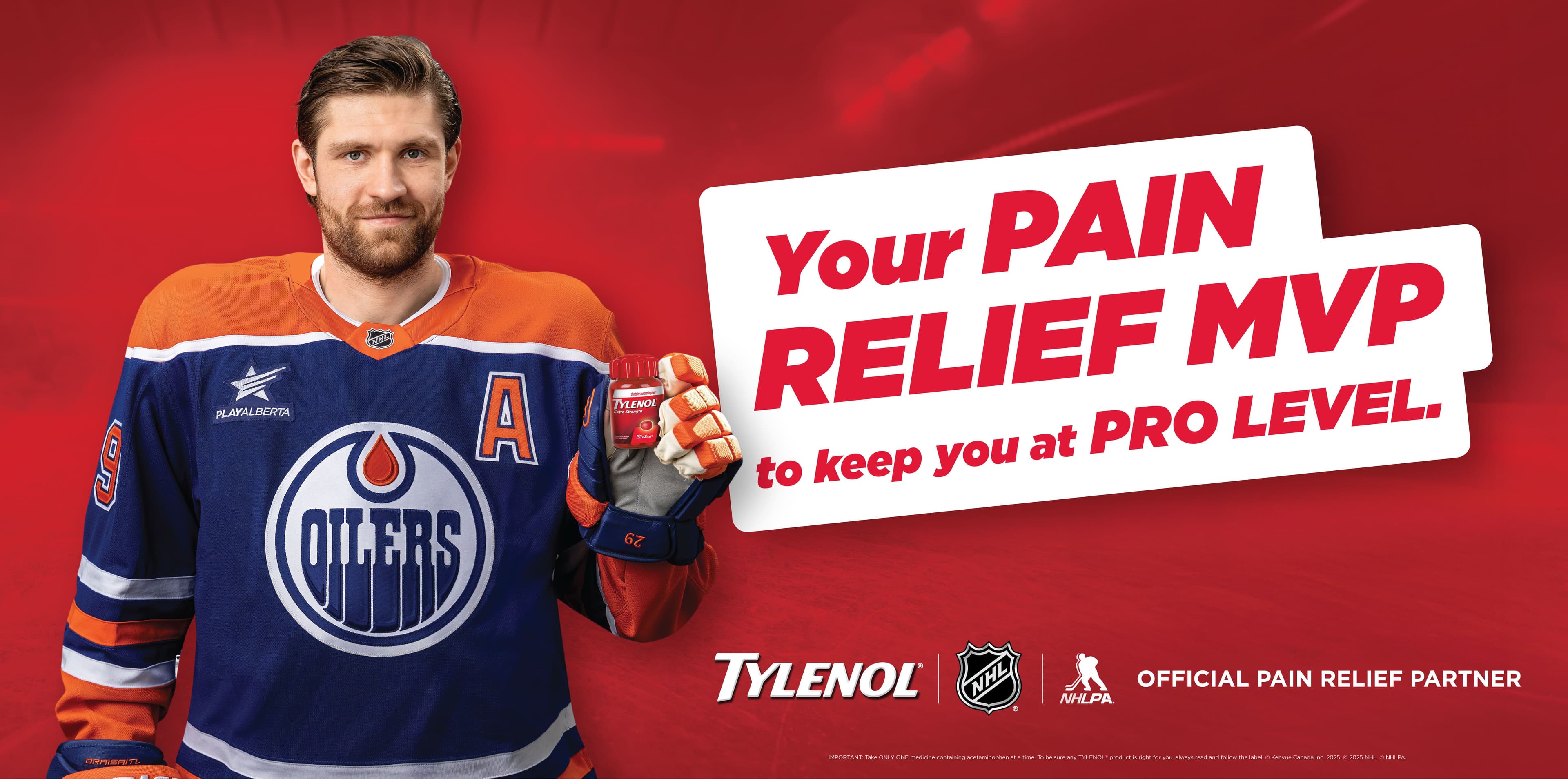 Tylenol - Draisaitl - Pain Relief MVP