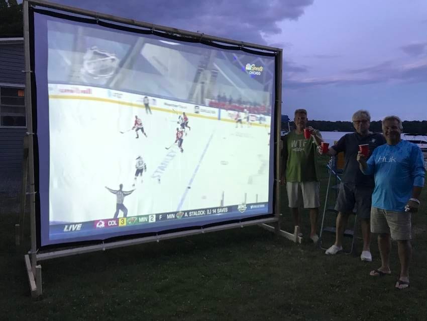 Alex Tuch doing Thousand Islands fan club proud