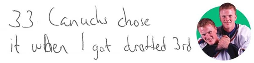 Visa Presents: Player Q&A with Henrik Sedin