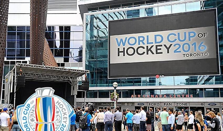 WORLD CUP OF HOCKEY VIEWING PARTY MOVES TO MAPLE LEAF SQUARE