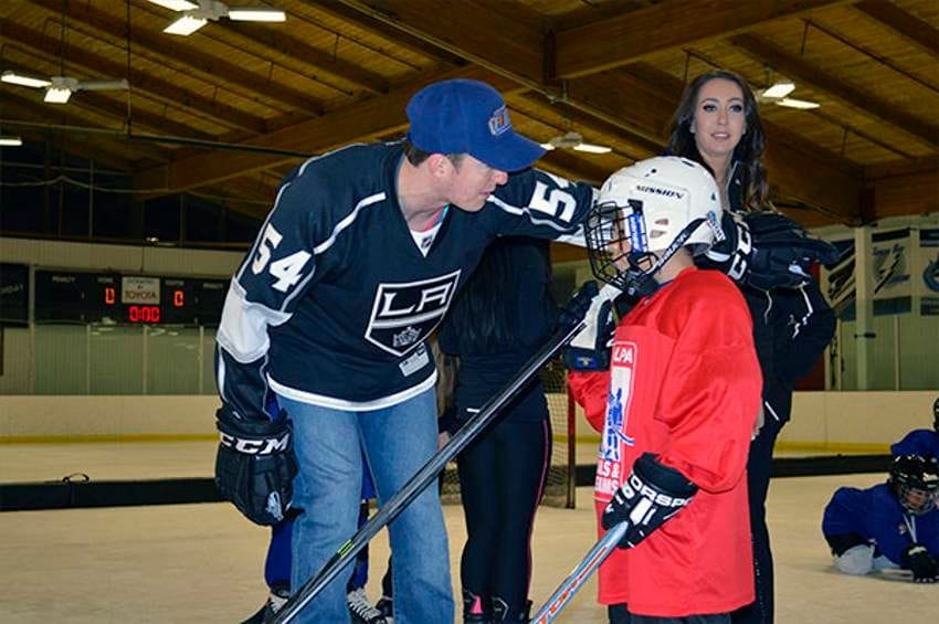 Ben Scrivens & Matt Greene Give Back To Kids in Hawthorne, CA